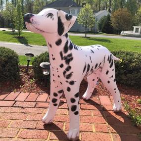 img 3 attached to Jet Creations Inflatable Dalmatian Multicolor