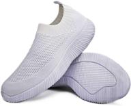 👟 willfun slip-on breathable sneakers: lightweight women's athletic shoes logo