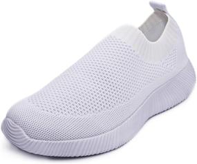 img 3 attached to 👟 WILLFUN Slip-On Breathable Sneakers: Lightweight Women's Athletic Shoes