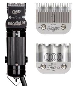 img 3 attached to 💈 Oster Model 10 Classic Barber Salon Pro Hair Grooming Clipper with Size 000 and 1 Blades: Ultimate Professional Performance