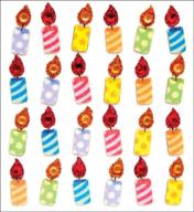 🎂 jolee's boutique dimensional stickers: birthday candles - vibrant and versatile celebration decorations! logo