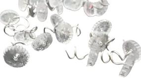 img 3 attached to 📌 Upholstery Twist Pins - 60 Pack: Secure Bed Sheets and Skirts with Clear Plastic Heads and Nickel Plated Steel Pins