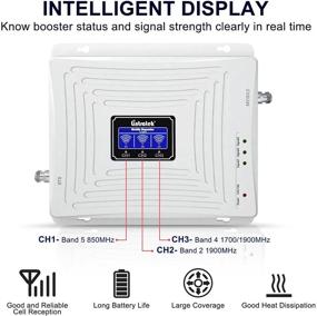 img 3 attached to 📶 Lintratek Tri-Band Home Cell Phone Signal Booster Amplifier for LTE 4G Bands 2, 4, 5 - FCC Approved, Works with Verizon, Sprint, AT&amp;T, T-Mobile
