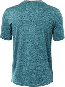 img 2 attached to 👕 Derminpro Casual Heather Sleeve Athletic Men's Shirts: Stylish and Comfortable Clothing