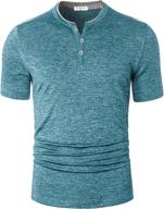 👕 derminpro casual heather sleeve athletic men's shirts: stylish and comfortable clothing logo