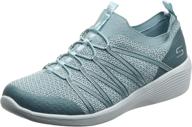 skechers womens arya sneaker blu logo