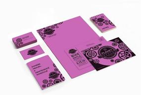 img 1 attached to 🌺 Vibrant Astrobrights Paper: Outrageous Orchid Shade for Creative Projects