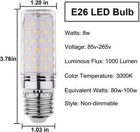 img 3 attached to LEKE 80W 100W Equivalent LED Bulb - High Brightness 1000 Lumens, Non Dimmable