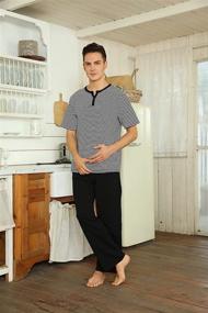 img 1 attached to Cotton Lightweight Sleepwear Bottoms by U2SKIIN: Ultimate Comfort for a Restful Night's Sleep