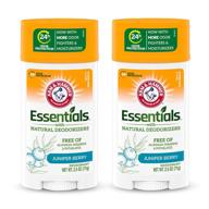 🌿 arm & hammer essentials clean juniper berry deodorant: aluminum-free, paraben-free, phthalate-free - pack of 2, 2.5 oz logo