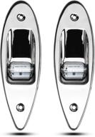 navigation stainless waterproof teardrop pontoons logo