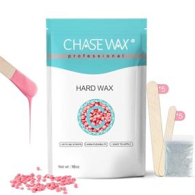 img 4 attached to Professional Hair Removal Wax Beads for Coarse and Fine Hair, Suitable for Sensitive Skin – Painless Brazilian Waxing for Women at Home and Spa – Includes 1.1LB Wax Beads, 1 Pack of Glitter, and 10 Wax Sticks