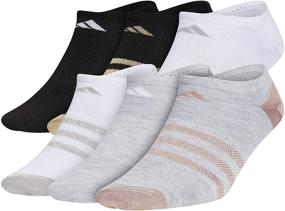 img 4 attached to 🧦 Детские носки adidas Superlite без выступов для девочек (упаковка из 6 штук)