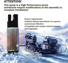 img 3 attached to High-Quality Electric Fuel Pump & Install Kit - Fits Multiple Models as Replacement for E2068, E8213 and EFP382A