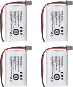 img 4 attached to Pack of 4 EBL Model BT1007 Rechargeable Cordless Phone Batteries for BBTY0651101