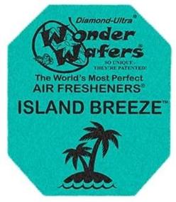 img 1 attached to 🌴 Wonder Wafers Island Breeze Air Fresheners - Individually Wrapped 25 CT