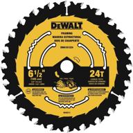 dewalt dwa161224: high performance 6-1/2-inch 24-tooth circular saw blade logo