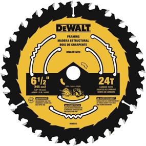 img 4 attached to DEWALT DWA161224: High Performance 6-1/2-Inch 24-Tooth Circular Saw Blade