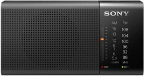 img 2 attached to 📻 Портативное домашнее аудио радио Sony ICF-P36 AM/FM в черном цвете