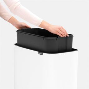 img 1 attached to Brabantia Bo Touch Bin With Plastic Bucket