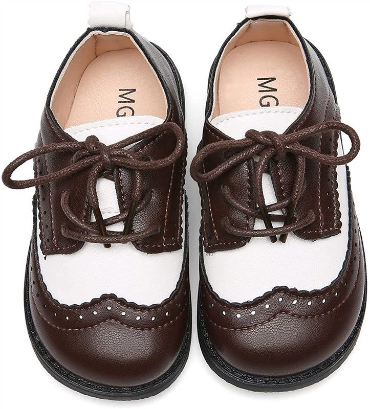 dadawen classic lace up uniform comfort boys' shoes for oxfords 로고