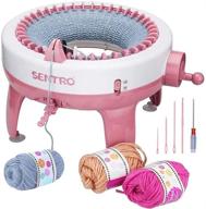 baiao smart rotating double knitting machine - 40 needles, handheld knitting loom for adults and kids logo
