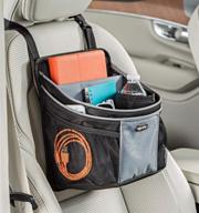 stay organized and hydrated with the high road driverstash front seat car organizer logo