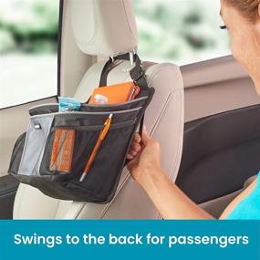 img 3 attached to Оставайтесь организованными и увлажненными с органайзером для автомобиля High Road DriverStash для переднего сиденья.