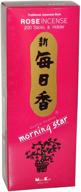 morning star rose incense sticks - pack of 200 logo