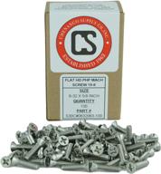 🔩 machine screws with stainless steel phillips fasteners logo