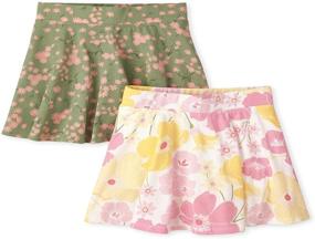 img 1 attached to 👚 Girls' Clothing - Children's Place Printed Skorts for Girls