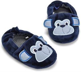 img 1 attached to 🐒 TSAITINTIN Toddler Boys' Baby Monkey Slipper Shoes - Perfect for Slippers!