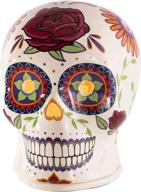 🎃 enhance your space with scentsationals day of the dead collection - scented wax cube warmer & fragrance melter- skull wickless electronic home air freshener (flor de muerto) логотип