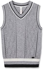 img 4 attached to Benito Benita Sleeveless Homecoming Uniform: Stylish Boys' Clothing and Sweaters