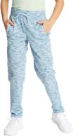 👖 c9 champion heather girls' fleece jogger pants & capris - clothing logo