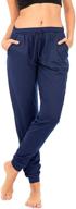 👖 sparkle women's jogger pants with pockets - drawstring, lightweight sweats for yoga, lounge + plus size (p7) logo