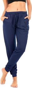 img 1 attached to 👖 SPARKLE Women's Jogger Pants with Pockets - Drawstring, Lightweight Sweats for Yoga, Lounge + Plus Size (P7)