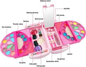img 2 attached to 💄 TeensyMates Kids Makeup for Girls that is Washable