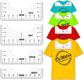 img 4 attached to Tshirt Ruler Guide Set Sublimation