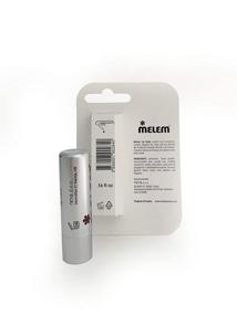 img 1 attached to 💋 Melem Lip Balm Stick (.16 oz) – Long Lasting Moisturizing Formula with Lanolin, Beeswax, Coconut Oil, and Shea Butter in Sleek Silver Tube