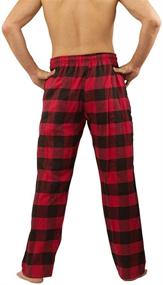 img 3 attached to Cotton Buffalo Flannel 39975: The Perfect Lounge Wear for Men by NORTY