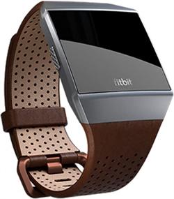 img 2 attached to Fitbit Perforated Leather Accessory Cognac