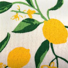 img 2 attached to 🍋 DII Swedish Dishcloth Set Cleaning Collection with Lemons, 7.75 x 6.75 Inches, 3 Count