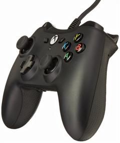 img 2 attached to 🎮 Black Xbox One Wired Controller - 9.8ft Cable, Amazon Basics, Version 1