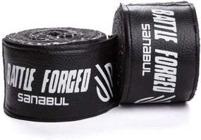 img 2 attached to 🥊 Sanabul Battle Forged Professional Non-Elastic 180 inch Hand Wraps: Superior Support and Durability for Optimal Performance