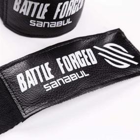 img 1 attached to 🥊 Sanabul Battle Forged Professional Non-Elastic 180 inch Hand Wraps: Superior Support and Durability for Optimal Performance