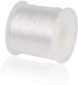 img 4 attached to 📿 Pandahall 984ft Elastic Fibre String 0.5mm: Ultimate Stretchy Cord for DIY Jewelry Making