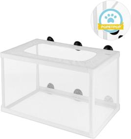 img 3 attached to 🐠 POPETPOP Fish Tank Breeder Net: Large Size Breeder Box for Fish Hatchery & Fry Incubator - With Suction Cup - Ideal for Aquarium Separation