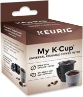 универсальный многоразовый фильтр keurig, совместимый с молотым кофе логотип