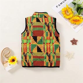 img 3 attached to African Dashiki Jacket - 🧥 Boys' Clothing for Jackets & Coats